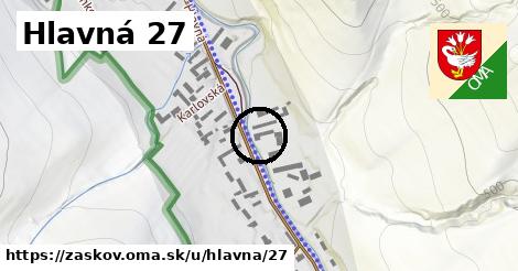 Hlavná 27, Žaškov