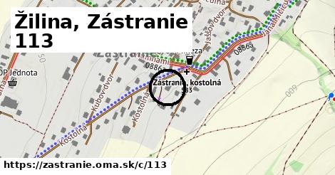 Žilina, Zástranie <span class="supisne">113</span>