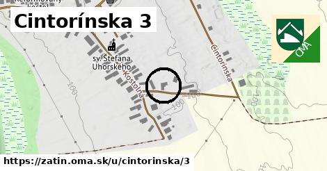 Cintorínska 3, Zatín