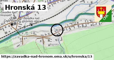 Hronská 13, Závadka nad Hronom