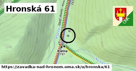 Hronská 61, Závadka nad Hronom