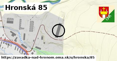 Hronská 85, Závadka nad Hronom