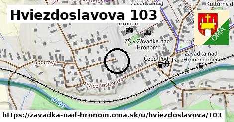 Hviezdoslavova 103, Závadka nad Hronom