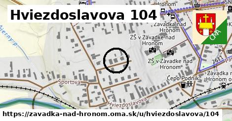 Hviezdoslavova 104, Závadka nad Hronom