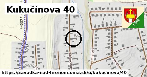 Kukučínova 40, Závadka nad Hronom