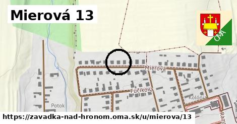 Mierová 13, Závadka nad Hronom