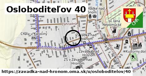 Osloboditeľov 40, Závadka nad Hronom