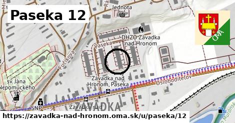 Paseka 12, Závadka nad Hronom