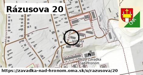 Rázusova 20, Závadka nad Hronom