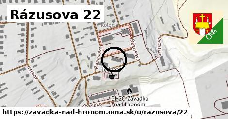 Rázusova 22, Závadka nad Hronom