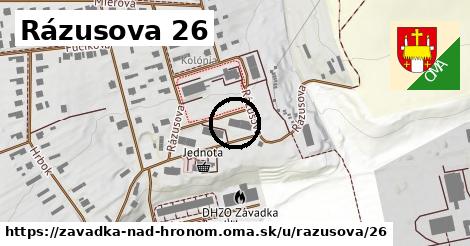 Rázusova 26, Závadka nad Hronom