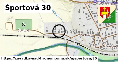 Športová 30, Závadka nad Hronom