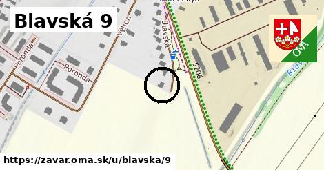 Blavská 9, Zavar