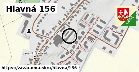 Hlavná 156, Zavar