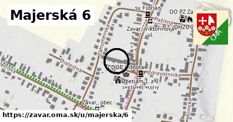 Majerská 6, Zavar