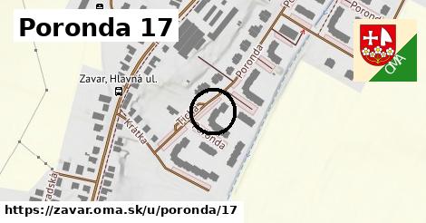 Poronda 17, Zavar