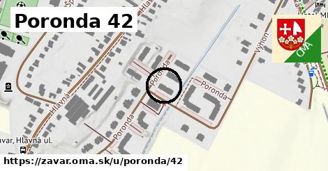 Poronda 42, Zavar