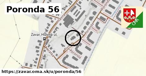 Poronda 56, Zavar