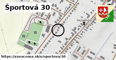 Športová 30, Zavar