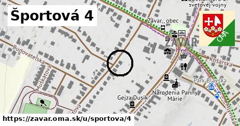 Športová 4, Zavar