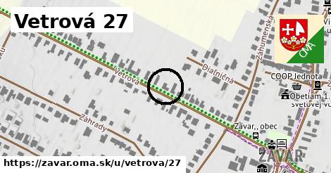 Vetrová 27, Zavar