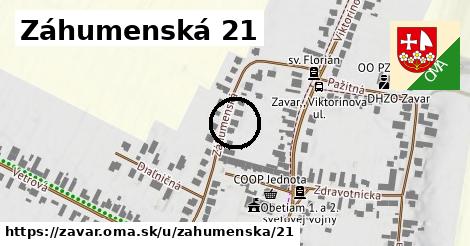 Záhumenská 21, Zavar