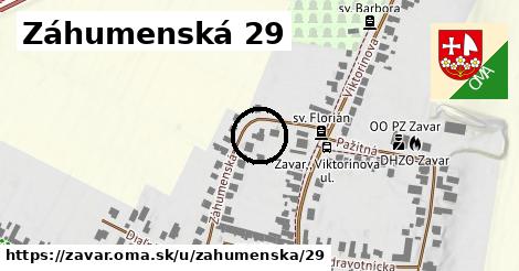 Záhumenská 29, Zavar