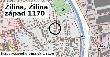 Žilina, Žilina západ <span class="supisne">1170</span>