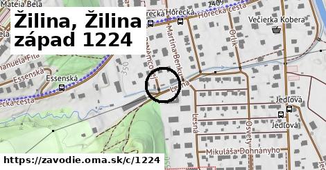 Žilina, Žilina západ <span class="supisne">1224</span>