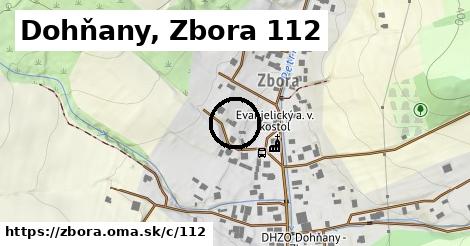 Dohňany, Zbora <span class="supisne">112</span>