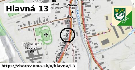 Hlavná 13, Zborov