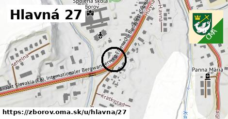 Hlavná 27, Zborov