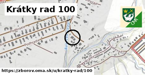 Krátky rad 100, Zborov