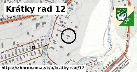 Krátky rad 12, Zborov