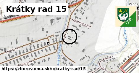 Krátky rad 15, Zborov