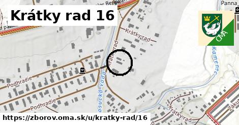 Krátky rad 16, Zborov
