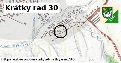 Krátky rad 30, Zborov