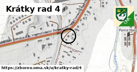 Krátky rad 4, Zborov