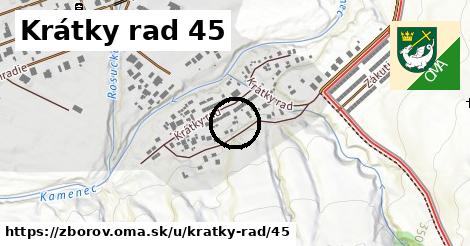 Krátky rad 45, Zborov