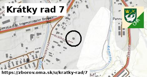 Krátky rad 7, Zborov