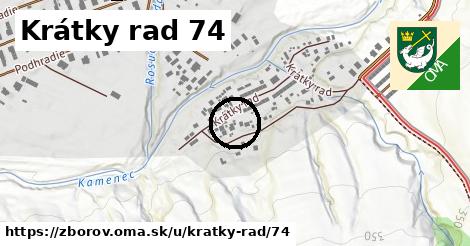 Krátky rad 74, Zborov