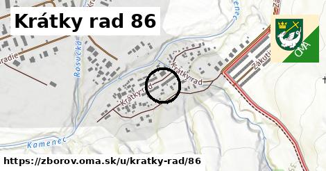 Krátky rad 86, Zborov