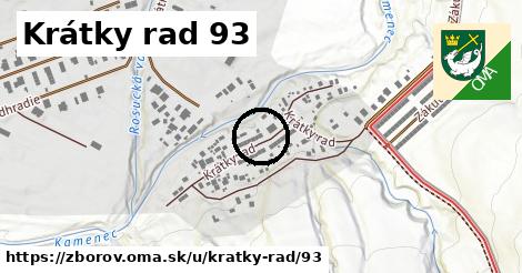 Krátky rad 93, Zborov