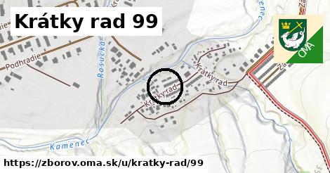 Krátky rad 99, Zborov