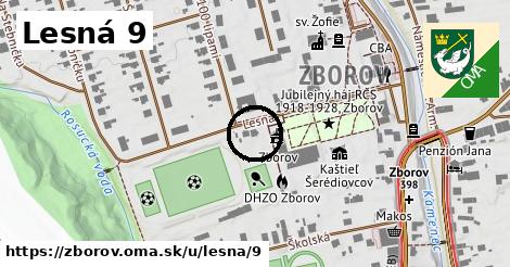 Lesná 9, Zborov