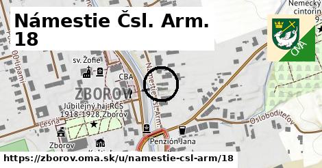 Námestie Čsl. Arm. 18, Zborov