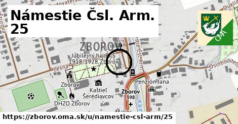 Námestie Čsl. Arm. 25, Zborov