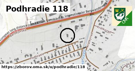 Podhradie 118, Zborov