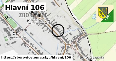 Hlavní 106, Zborovice