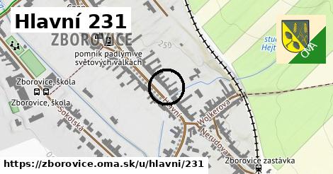 Hlavní 231, Zborovice